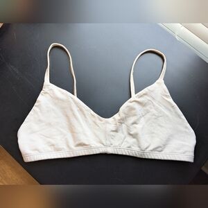 MATE the Label Organic Cotton Triangle Pullover Bra Large EUC
